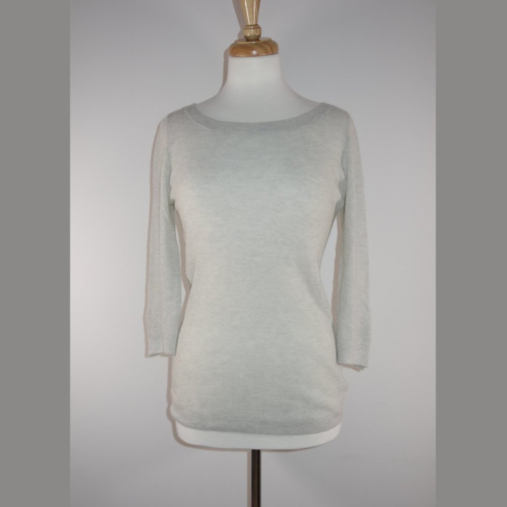 J. Crew Grey Cashmere Sweater - Size M